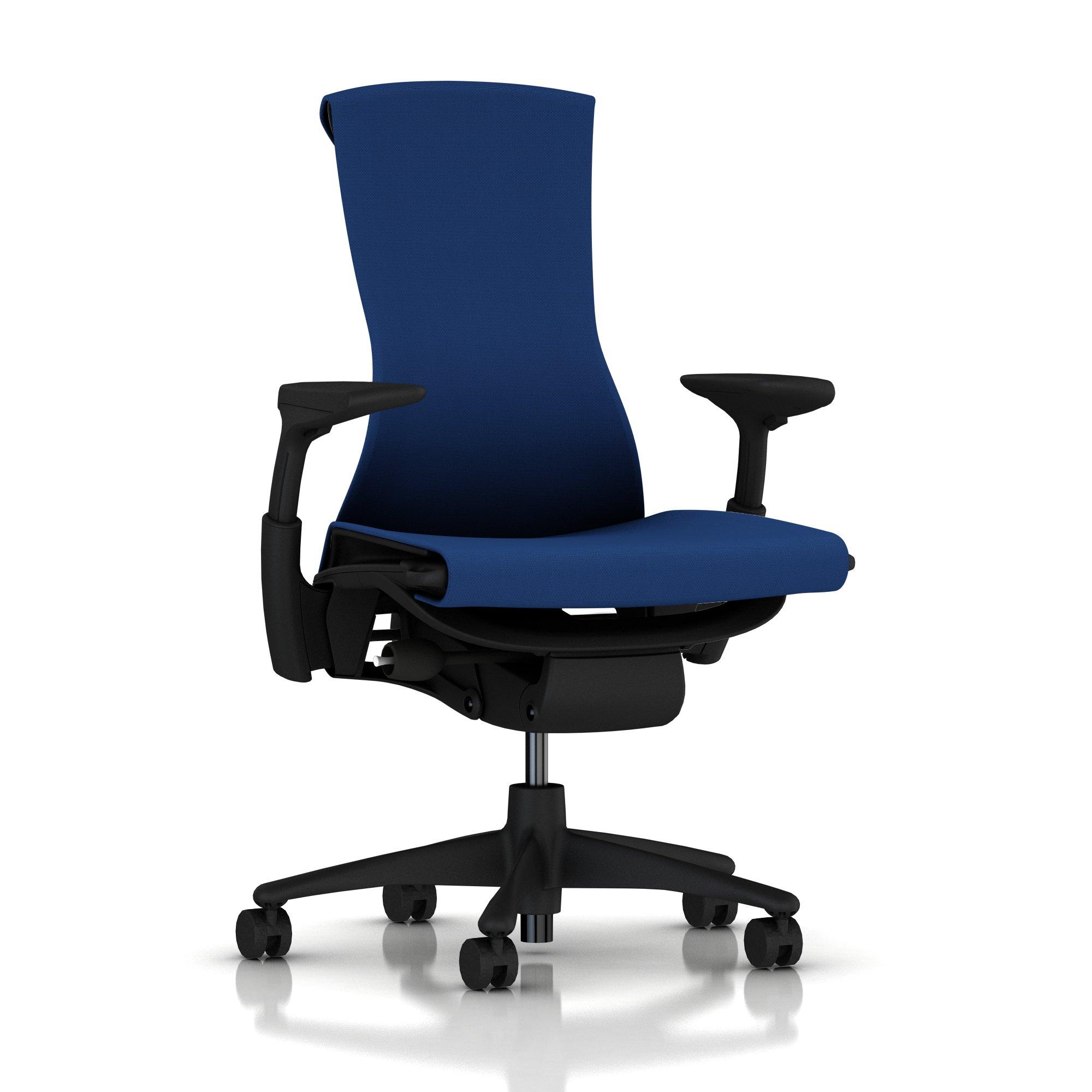 Embody Chair Berry Blue Rhythm with Graphite Frame by Herman Miller