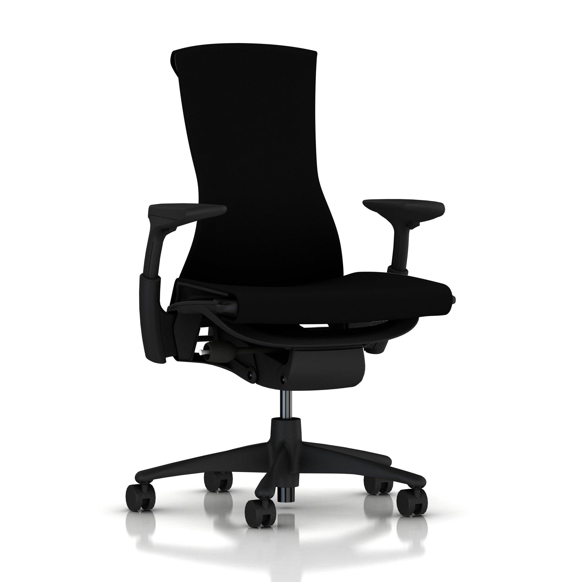 Embody Chair Black Rhythm with Graphite Frame