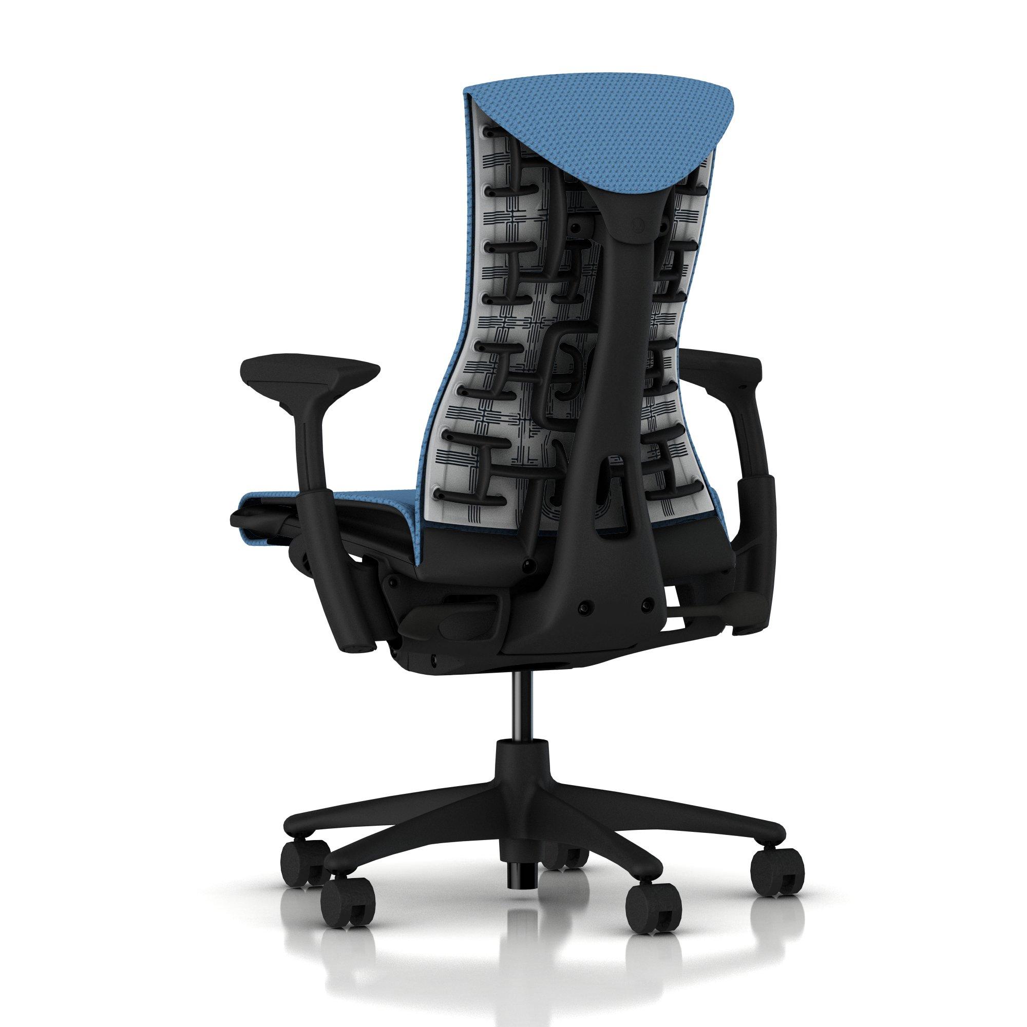 Herman Miller Embody Chair Blue Moon Balance with Graphite Frame