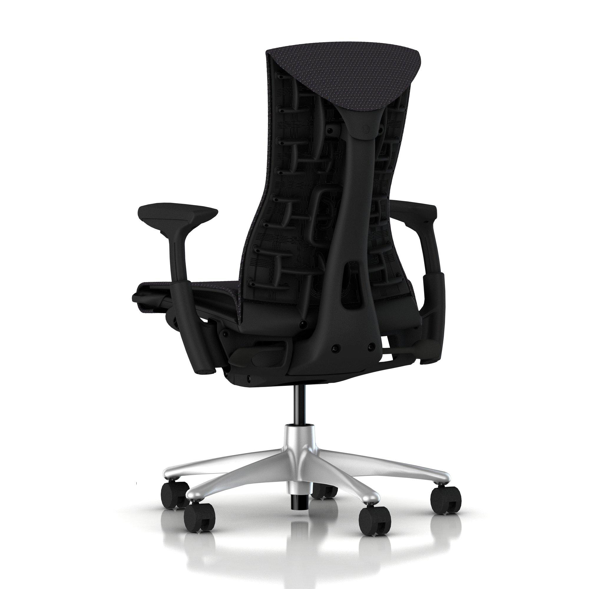 Herman Miller Embody Chair Carbon Balance with Graphite Frame Titanium Base