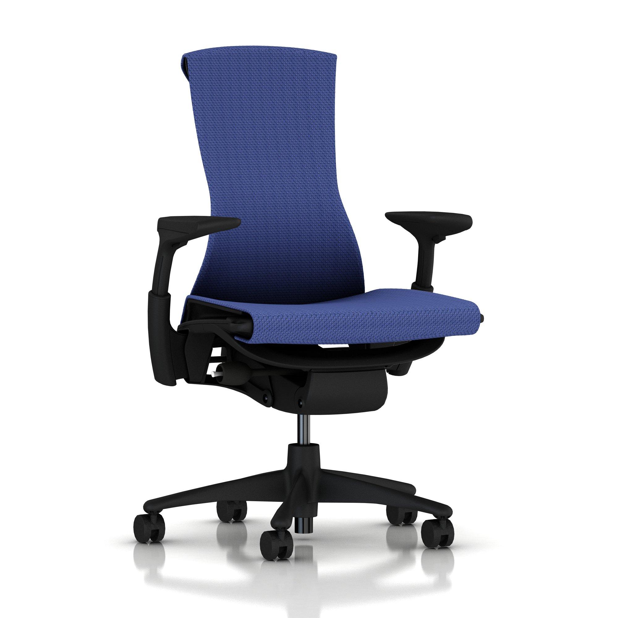 Embody Chair Iris Blue Balance with Graphite Frame by Herman Miller