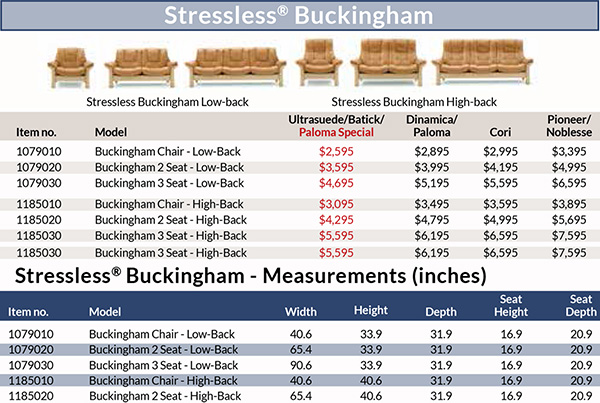 Stressless Buckingham 3 Seat Low Back Sofa Batick Cream Color Leather Recliner Sofa Dimensions
