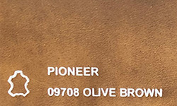 Stressless Pioneer 09708 Olive Brown Leather by Ekornes