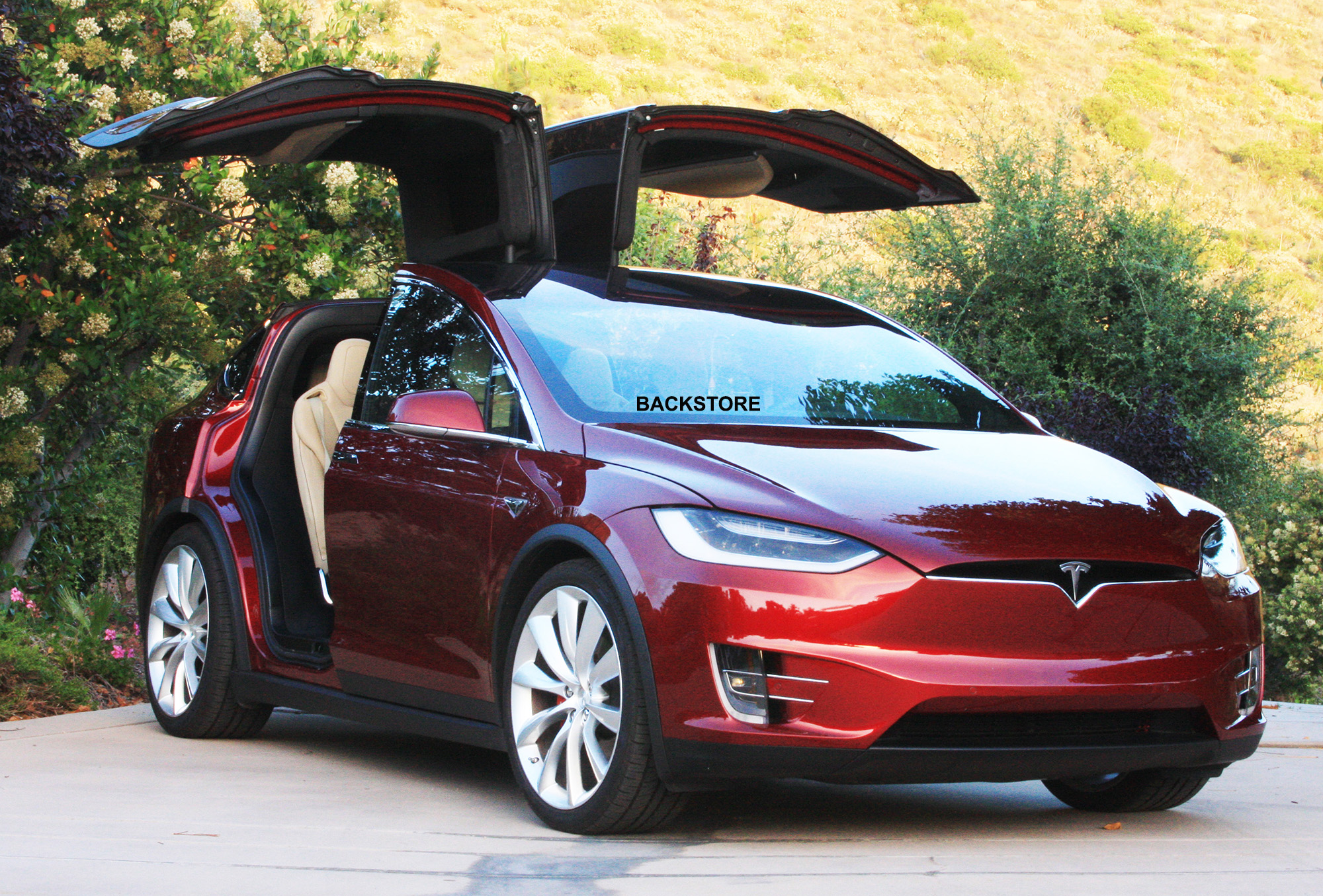 2016 Tesla Model X P90DL Founders Edition - Signature Red