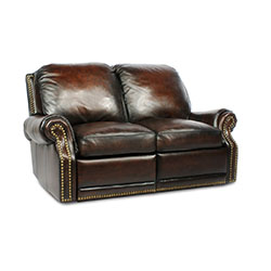 Barcalounger Premier II Leather 2 Seat LoveSeat Sofa 