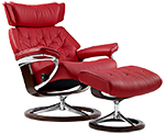 Stressless Skyline Recliner Chair and Ottoman by Ekornes