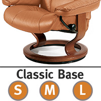 Stressless Wing Classic Hourglass Wood Base