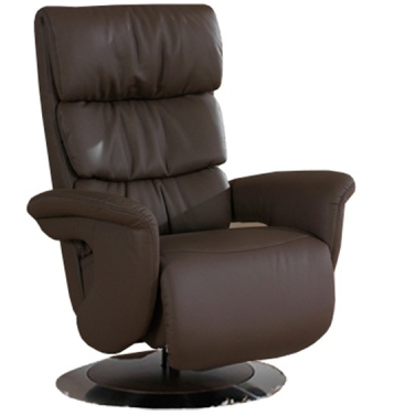 Himolla Crosby Kohle Leather ZeroStress Integrated Recliner Chair