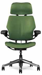 Green HumanScale Freedom Task Home Office Desk Chair