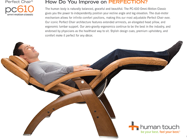 Human Touch PC-610 Omni-Motion Power Perfect Chair Recliner