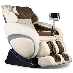 Cream Osaki OS-4000T Zero Gravity Massage Chair Recliner