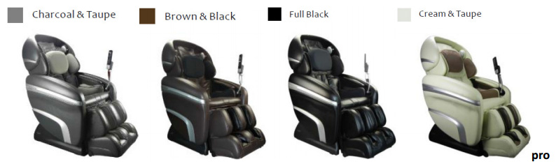 Osaki OS-3D Pro Dreamer Massage Chair Recliner Colors