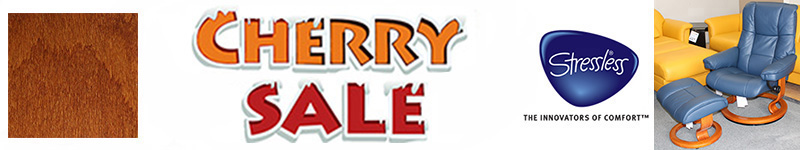 Merry Cherry Christmas Stressless Recliner Chair Sale