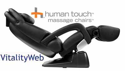 HT-7450 Black Leather Massage Chair Recliner