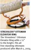 Stressless Ottoman Elevator Ring by Ekornes