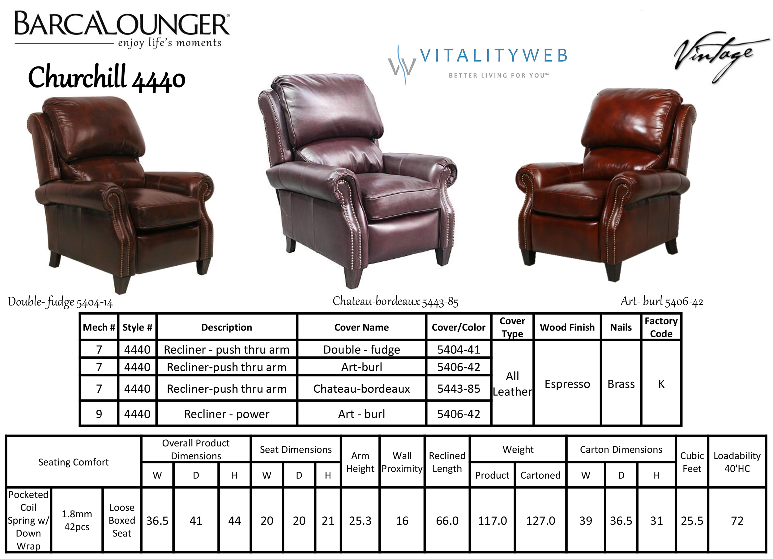 Leather Recliner Chair Furniture, Barcalounger Leather Recliners